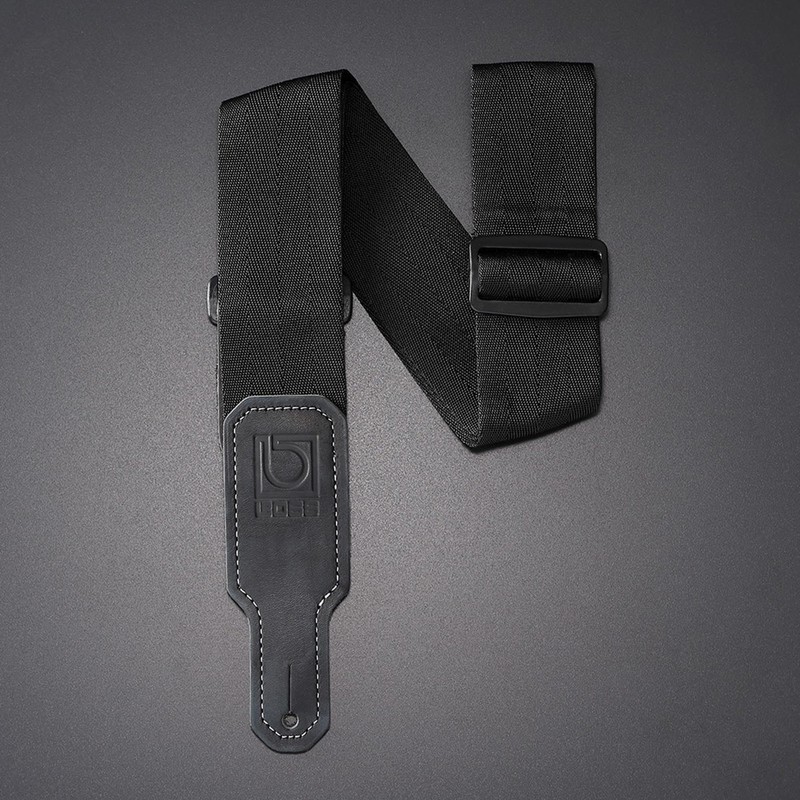 BOSS BSB-20 2-Inch Seatbelt Guitar Strap, Black Bundle with Roland