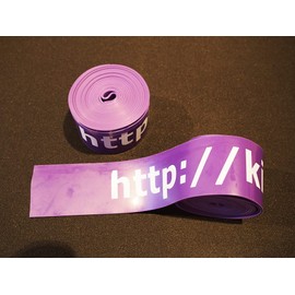 king2ring フロスバンド 2個セット ニーラップ エルボースリーブとしても pk808 (紫, 全長約208cm 横幅約5cm 厚さ約1.7mm)