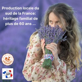 Isope Provence Lavender Essential Oil, 1 Liter, French Producer/Harvest by Lustigen, 100% Pure and Natural, for Diffusers, Aromatherapy, Relaxation, Massages