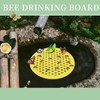 Xinlon 4 Pieces Bee Drinking Station, Bee Watering Station Round