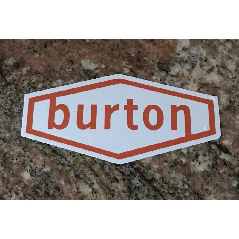 Burton Ski Sticker - Skiing Snowboarding Skiis Snowboards Mountain Sports