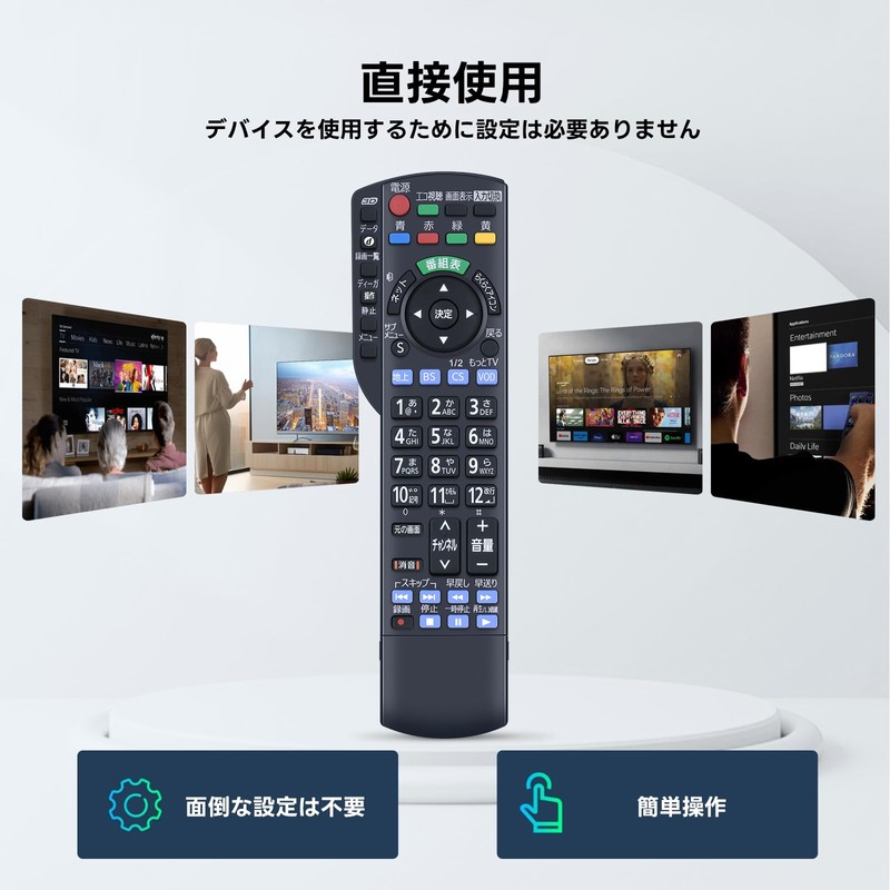 TV Remote Control N2QAYB000732 for Panasonic VIERA Remote Control Panasonic