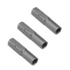 Mijradge 3pcs Manual/Electric Screwdriver Bit Adapter - Hexagonal Handle and