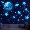 603Pcs Glow in The Dark Stars Wall Stickers, Glow in