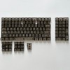 Elacgap 132 Keys Crystal Transparent Keycap Set,Custom CBSA Profile Backlit