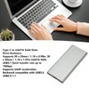 Tyep C to MSATA Enclosure Aluminum Alloy USB3.1 Gen2 Type