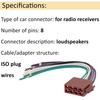 AERZETIX - C10869 - ISO plug for car radio -