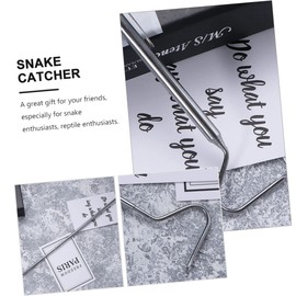 VILLFUL 71cm Extendable Snake Catcher 2pcs Reptile Grabber Hooks Safe Catching Comfort Grip Handle