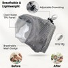 Ryetvok Adjustable Breathable Cat Muzzle& 4Pcs Anti Scratch Cat Paw