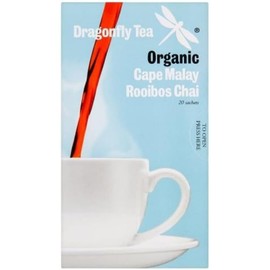 Dragonfly Teas Organic Cape Malay Rooibos Chai 20 Teabags (Pack of 6, Total 120 Teabags)