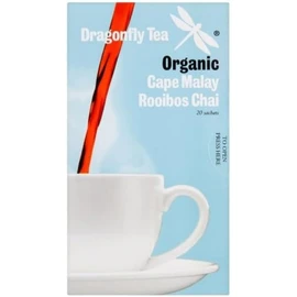 Dragonfly Teas Organic Cape Malay Rooibos Chai 20 Teabags (Pack of 6, Total 120 Teabags)