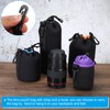 PATIKIL Camera Lens Bag, 2 Pcs 3.3" ID x 5.5"