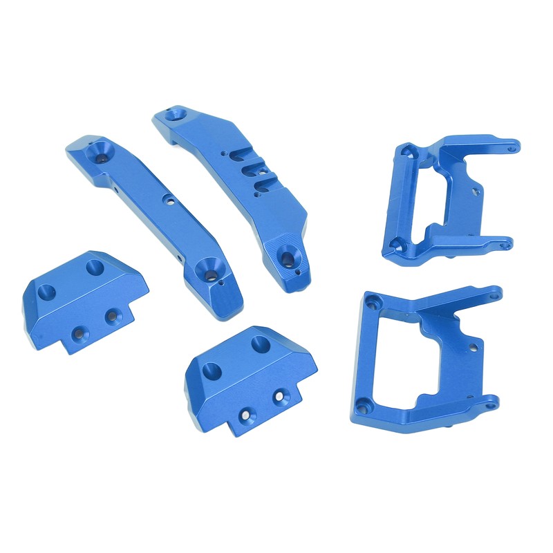 RC 1/18 Bumper Replacement Aluminum Alloy RC Front Rear Bumpers