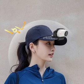 JOYSOG GO 3 Action Camera Protective Frame Cap Clip for Insta360 GO 3 Magnetic Quick Release Action Camera Housing Frame Hat Clip Mount Extension Buckle