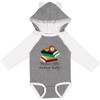 inktastic Mamas Little Reading Buddy Bookworm Long Sleeve Creeper 6