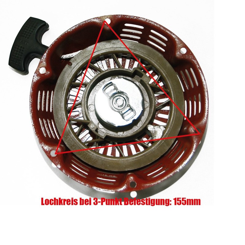 CROSSFER GmbH Reversing Starter for 9 HP Petrol Engines /