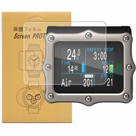 VRWOX [2-Pcs For TPU Screen Protector For Research Perdix Perdix 2 AI Dive Computer,Full Coverage HD Clear Hard Plastic Anti-Bubble and Anti-Scratch 【Perdix2】