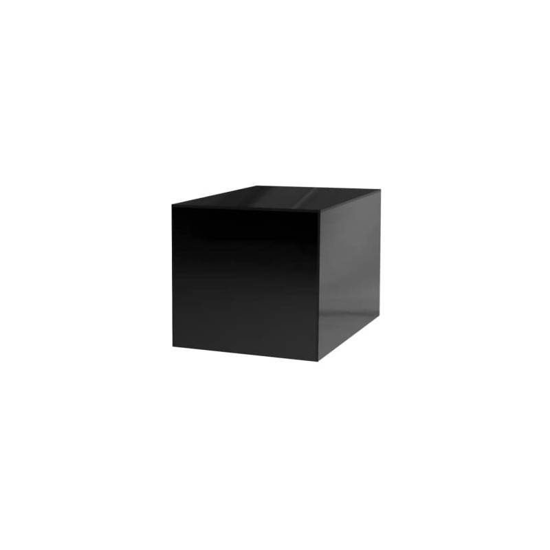 5 Inch Acrylic Display Riser Box Black Square Retail Product