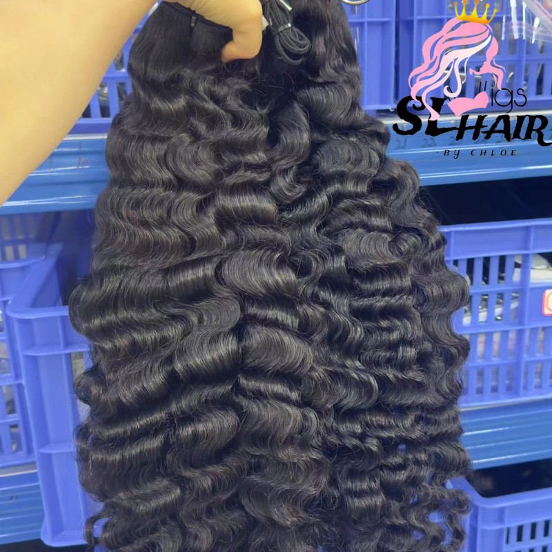 Raw Cambodian Human Hair Natural Wave 100 Unprocessed Raw Cuticle