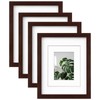 Egofine 8x10 Picture Frames Made of Solid Wood with Plexiglass,