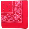 Kaiser Novelty Bandanas Paisley Cotton Bandanas (Red 22 X 22
