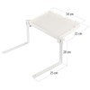 Carlo Milano Bedside Tray: Set of 2 Folding Bed Shelves,