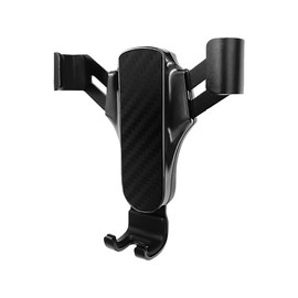 Kashimura / Self-Weight Smartphone Holder, Carbon X Black Plated, Model Number: AT-95