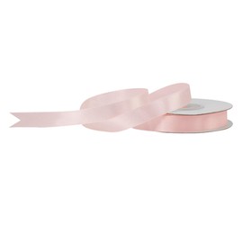 Satin Ribbon 12 mm x 25 m Roll - Choice of Colours in 3/6/12/18/25/38/50/75/100 mm - Colourfast & Washable - Ribbon for Wedding - Gift Ribbon for Packaging Decorating Crafts - Rose 123