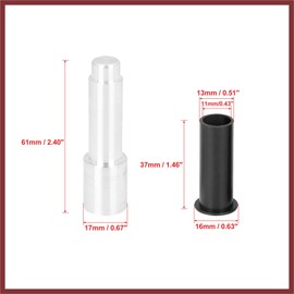 HEROFFIX 1 Set Door Hinge Bushing Liners Replacement for Jeep Wrangler 2007-2018 2 Door Replace Parts