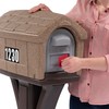 Simplay3 Classic Home Plastic Residential Mailbox & Post Mount Combo