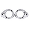 Pair of Front Bumper Fog Light Fog Lamp Bezel Cover