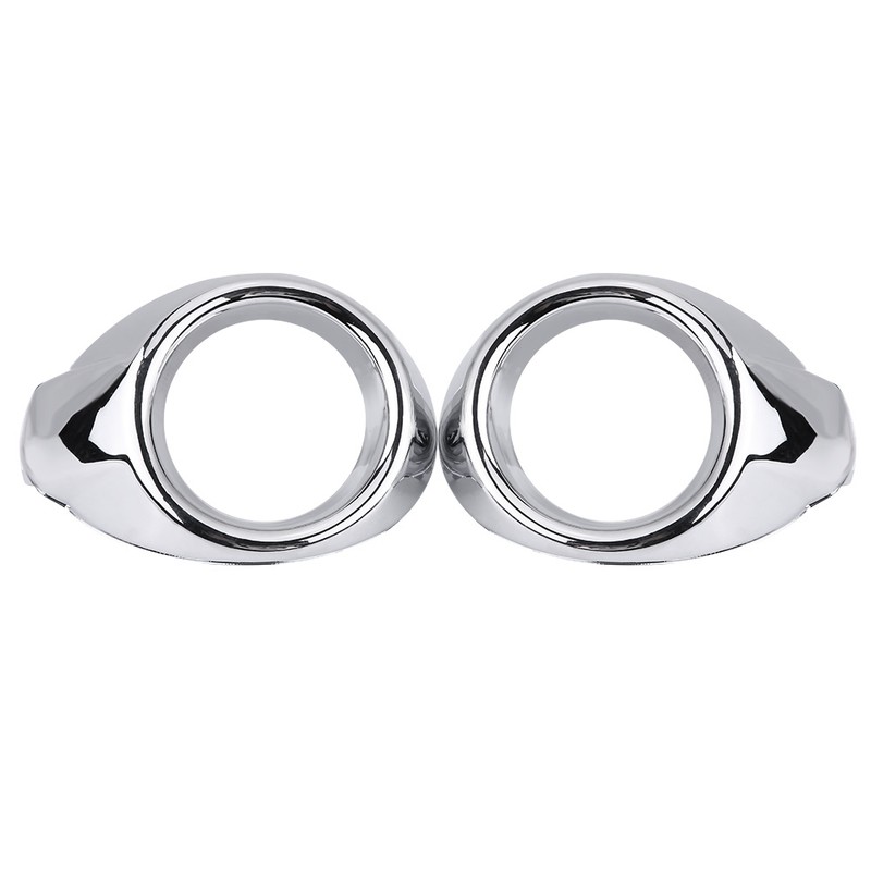 Pair of Front Bumper Fog Light Fog Lamp Bezel Cover