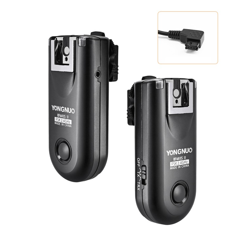 YONGNUO RF603II S1 2.4G Wireless Flash Trigger Transmitter 16 Channels