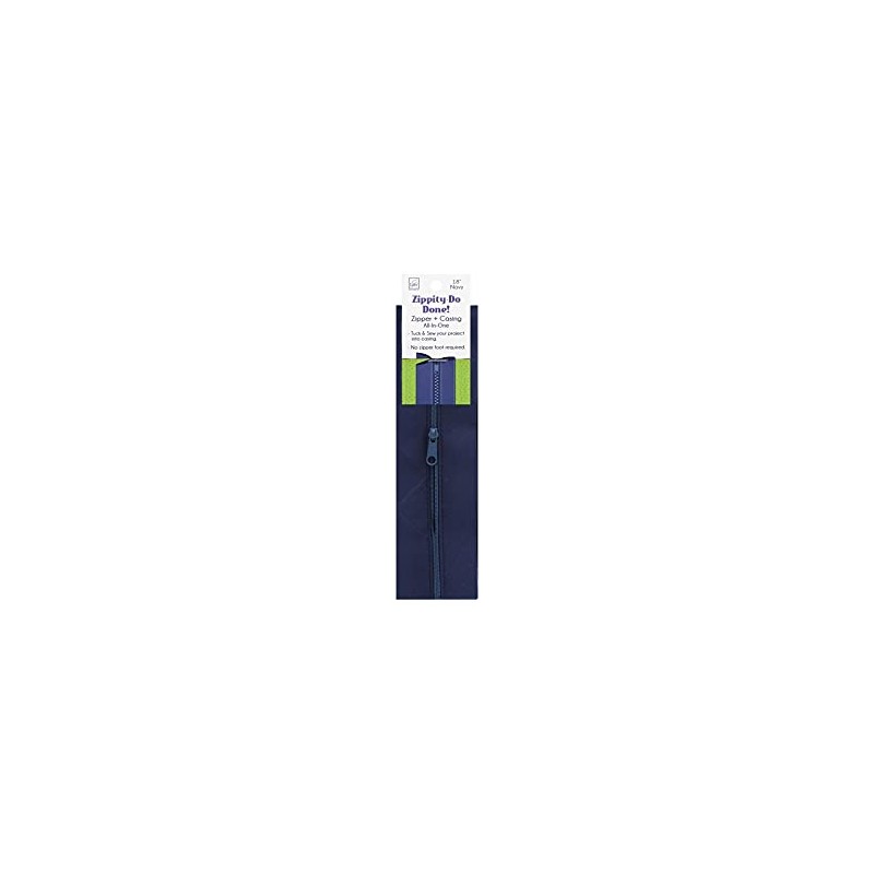 June Tailor Zippity-Do-Done Zipper 18 Inches, Navy