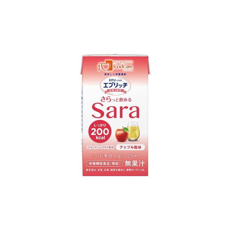 Food Care Eprich Drink Sara Apple Flavored 1 Box of