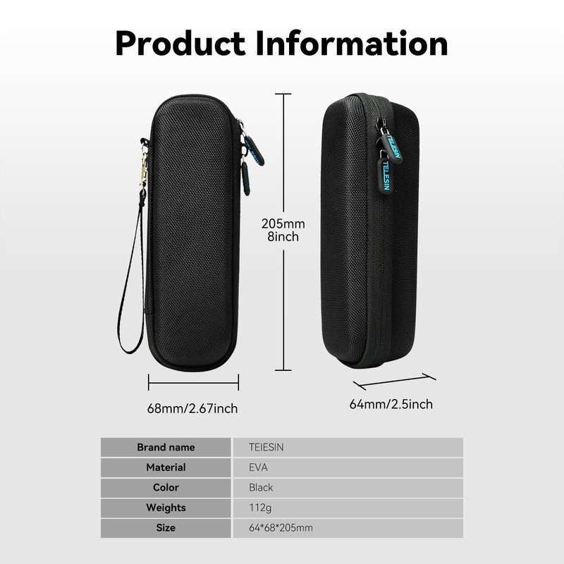 TELESIN Carrying Case for DJI Osmo Pocket 3, Travel Case