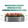 ZFHgarden Raised Garden Bed, 4x2x1ft Raised Beds for Gardening Outdoor