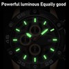 Waterproof Chronograph Watch Fashion Casual Mechanical Silicone Calendar Business Watch