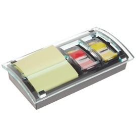 Post-it Pop-up Note and Flag Dispenser, Designer Series for 3x3 in Pop-up Style Notes and Flags (DS100) 1.6" x 7.6" x 4.1"