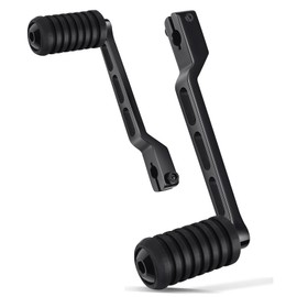 Benlari Toe Shifter Lever Pegs, Stainless Steel Heel Shift Pegs Fit for Harley Touring 1988-2024 Street Glide Road Glide Electra Glide Road King, 2008-2024 Trike, 1986-2017 FL Softail, Black