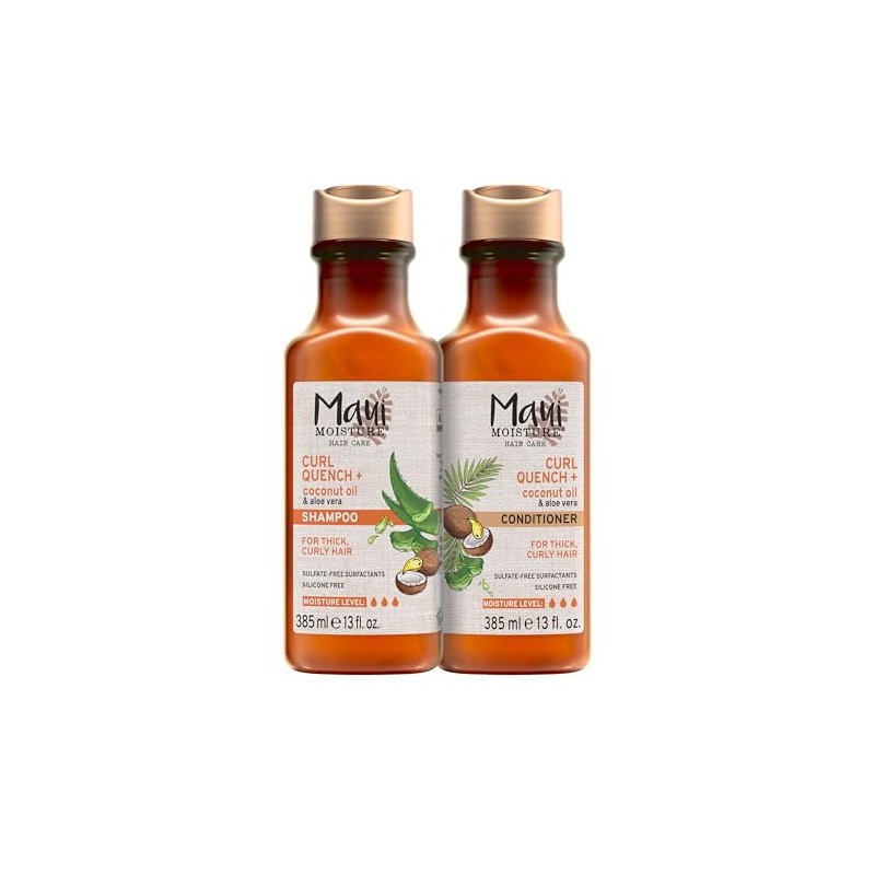 Maui Moisture Curl Quench + Coconut Oil (Shampoo & Conditioner)