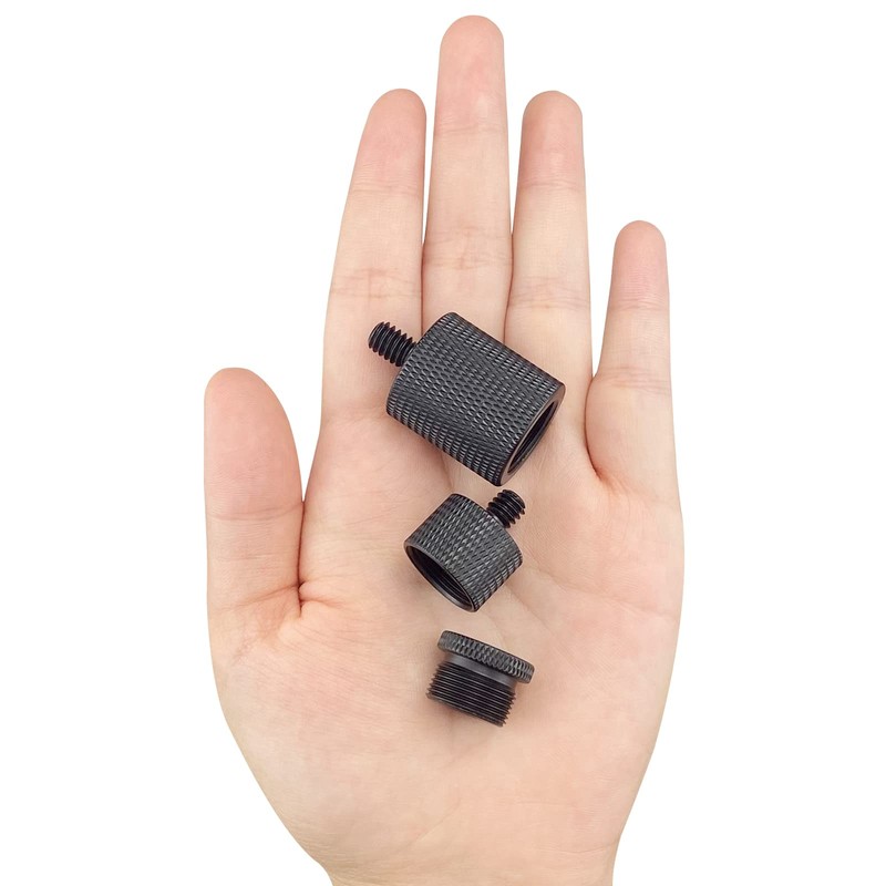 3 Pieces Microphone Stand Adapter, 1/4, 5/8 Mic Stand Adapter,