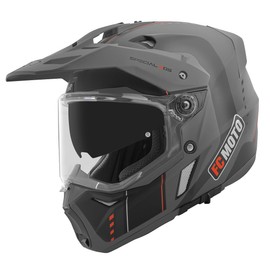 FC-Moto Pro Air Enduro Helmet, Black/Grey, S