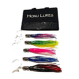 Honu Predator 5pc Saltwater Trolling Lure Set