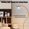 Crystal Lamp Shade, Light Shade Crystal Chandelier for Dining Room,