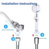 ANTOWER LED Shower Head with Handheld High Pressure Shower Heads