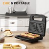 Sunvivi 3 in 1 Electric Sandwich Maker, Panini Press Grill