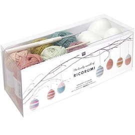 Rico Design Ricorumi Crochet Set Easter Eggs Earthy 15 Pieces Including Instructions Easter Nest Easter Set Easter Decoration