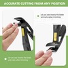 BALUCA Curved Cutting Jaw Toenail Clippers for Seniors for Thick