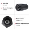 Azarxis Trekking Pole Rubber Cap Walking Pole Basket Stock Cap